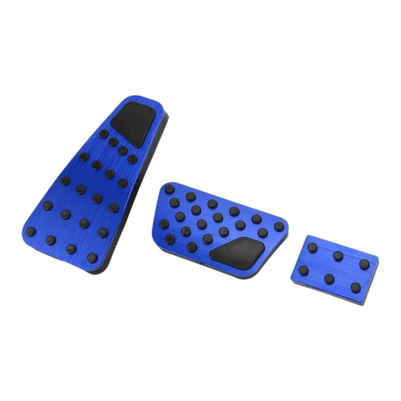 Unique Bargains 1 Set Automatic Foot Pedal Pads Foot Accelerator Pedal Covers for Dodge for RAM 1500 2010-2018 Aluminum Alloy Blue