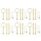 thumbnail image 1 of Uxcell 6 Set 3-Tier Soporte para Cupcakes Accesorios para Soporte de Pastel, Pequeño Arco Dorado, 1 of 7