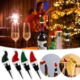 thumbnail image 1 of Tapón de Vino Fresco LADIGASU Mini Gorro de Navidad Decoración Regalo Navidad 1X, 1 of 7