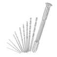 thumbnail image 1 of OUNONA Pin Vise Hand Drill De Con 10 Puntas Para Perforar En Madera Y Plástico Plata, 1 of 8