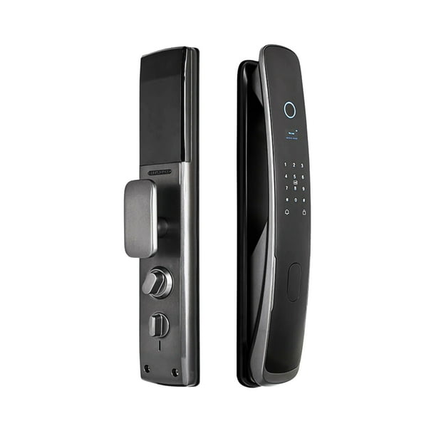 Cerradura Electrónica Inteligente Wifi De Seguridad. Con Timbre y 5 Métodos De Apertura: Huella Digital, Códigos, Tarjetas RFID, Aplicación Móvil, Llave Física.