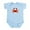 Sky Blue, variant on CafePress - Crab Infant Bodysuit - Baby Light Bodysuit, Size Newborn - 24 Months