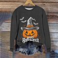 thumbnail image 4 of Heisall Womens Sweatshirts 2025 Fall Winter Halloween Print Loose Round Neck Sweatshirts Fashion Casual Long Sleeve No Hood Tops, 4 of 6