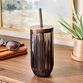 thumbnail image 3 of Better Homes & Gardens 21 oz Fluted Tritan Sipper, Brown, 3 of 4