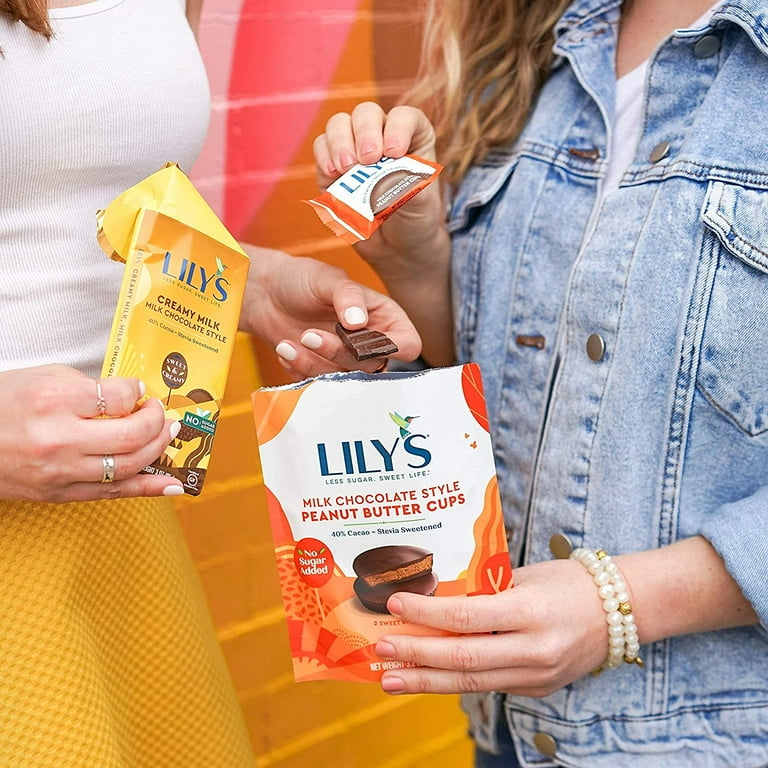 Creamy Milk Chocolate Style Bar by Lily's | Made with Stevia, No