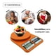 thumbnail image 4 of Báscula Digital Gramera 10kg Cocina Repostería Precisión Color Naranja, 4 of 6