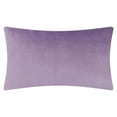 thumbnail image 6 of JWH Handmade Best Decorative Soft and Smooth Velvet Lumbar Pillow Case Covers for Simple Decor 14x24inch Lilac, 6 of 10