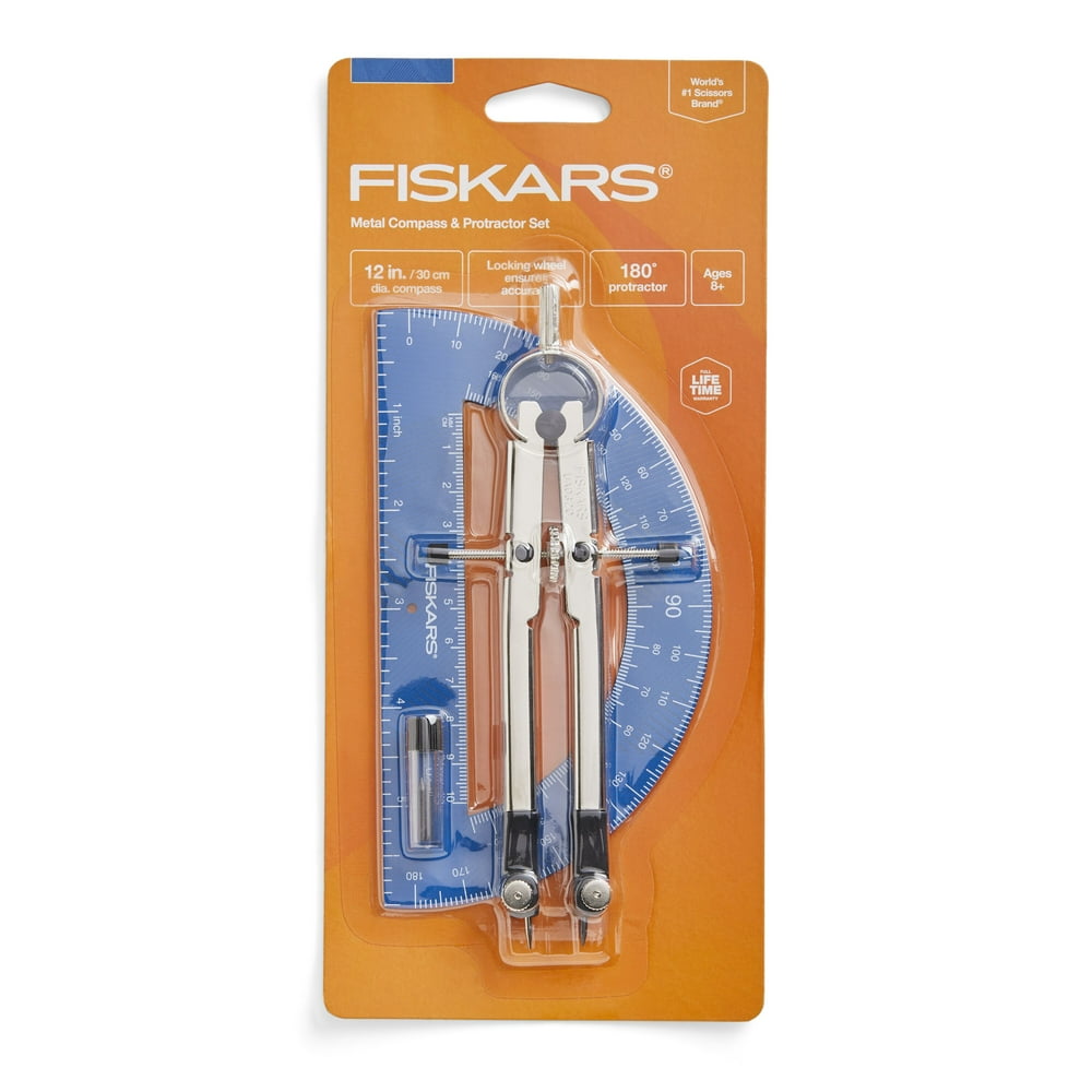 fiskars metal protractor