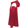 thumbnail image 5 of Holloway Sportswear S Limitless 1/4 Zip Hoodie Scarlet/White 222584, 5 of 5