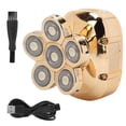 thumbnail image 3 of Afeitadora De Cabeza Eléctrica, Afeitadora Eléctrica De 5 W Portátil De Carga Rápida Inalámbrica Con 6 Cuchillas Para Uso De Viaje Para El Hogar, 3 of 8