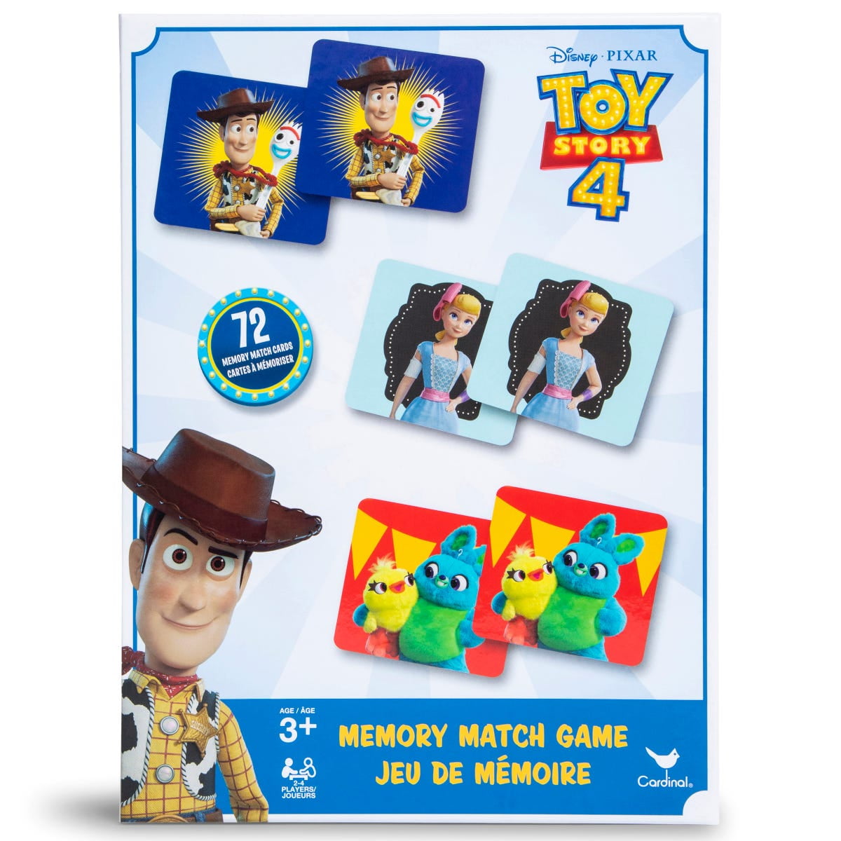 Kids/Children Family Fun Cards 36pc Disney Pixar Memory Card Matching Game 3y 