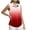 Red, variant on Ashirexll Womens Summer Tops Turndown Collar Sleeveless Printed Casual Button Up Work Shirt Blouses