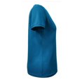 thumbnail image 4 of Playera Athletic Works para Mujer, Deportiva Manga Corta Azul Teal Talla G, 4 of 4