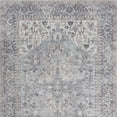 thumbnail image 3 of 4' X 6' Grey Oriental Power Loom Distressed Washable Area Rug, 3 of 5