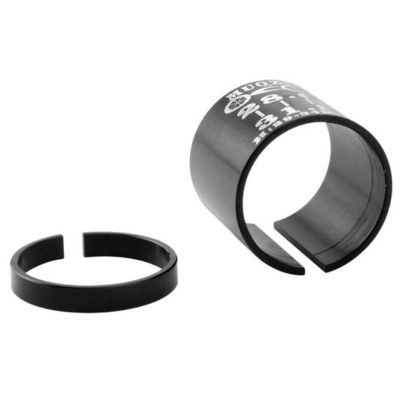 Bike Stem Shim 28.6 To 31.8mm Stem Shim Reducer Conversion (Black)