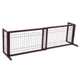 thumbnail image 1 of Topcobe Pet Gates for Kids or Pets, Solid Wood Adjustable Pet Fence Free Standing Dog Gate, Safety Child Baby Gate for House, Doorway, Stairs, 1 of 9