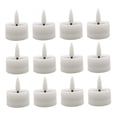 thumbnail image 4 of Raindrops 12Set Votive Candles Led for Home Decoration with LED Technology White Plastic, 4 of 8