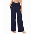 thumbnail image 5 of WQD Women’s Sweatpants Wide Leg Lounge Pants Crossover High Waist Yoga Pants with Pockets Comfy Loose Fit Flowy Casual Pajama Pants, 5 of 8