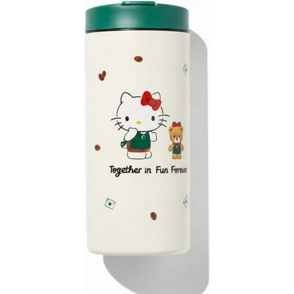 Starbucks x Hello Kitty Stainless Steel Tumbler 12 oz Pink Graphic