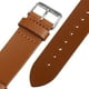 thumbnail image 5 of Reloj de pulsera analógico de madera para hombre, hecho a mano, informal y elegante, con correa de cuero genuino, movimiento de cuarzo y caja de bambú., 5 of 7
