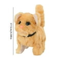 thumbnail image 2 of BESTSKY Plush Electronic Interactive Cats That Move and Meow Walking Lifelike Interactive Toy Robot Kitten Pet Cute Stuffed Kitten for Girls Kids, 2 of 7