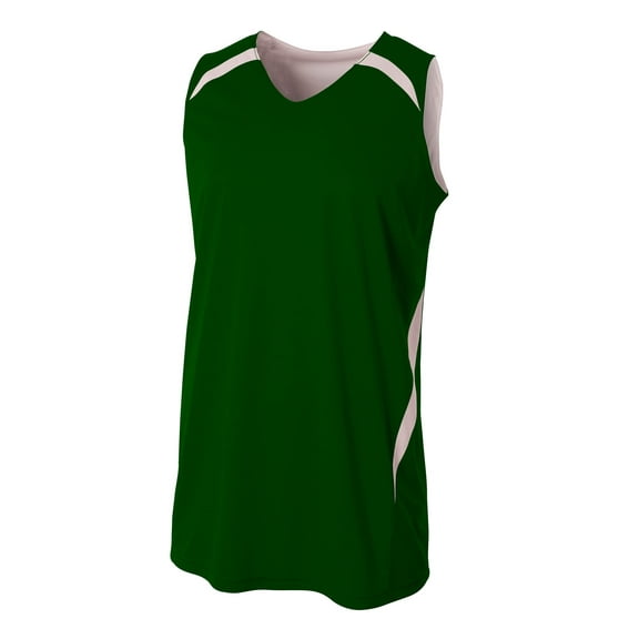 A4 Drop Ship Youth Performance Double/Double Reversible Basketball Jersey - NB2372