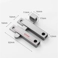 thumbnail image 3 of Door Latch Door Latch Bathroom Wooden Door Pin Aluminum Alloy, 3 of 8