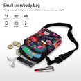 thumbnail image 4 of HELLHERO Butterfly Flower Pattern Shoulder Bag for Men, Women Adjustable Shoulder Strap Shoulder Bags Polyester Double Deck, 4 of 4
