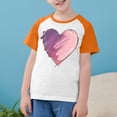thumbnail image 2 of Zpanxa T-Shirts d'Été pour Filles Imprimé Manches Raglan Col Rond T-Shirt à Manches Courtes Polyester Spandex 4 Ans, 2 of 7