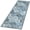 Gray blue, variant on SOLLED Vintage Area Rugs Washable Floral print Floor Cover, Non-Slip Oriental Accent Carpet, Foldable Low Pile Indoor Mat for Kitchen, Bedroom, Living Room
