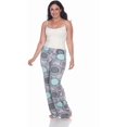 thumbnail image 5 of Women's Plus Size Multicolor Geometric Palazzo Pants, 5 of 5