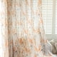 thumbnail image 4 of Cortinas SUOUO con estampado floral naranja quemado semitransparentes, 135 x 213 cm, 2 paneles, 4 of 9