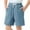 Light Blue, variant on Aocisk Kids Corduroy Shorts Casual Elastic Waist Drawstring Summer with Pockets for Boys Girls Summer Shorts Black 7-8 Years