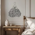 thumbnail image 4 of Violaura Intricate Metal Wall Art - Easy to Install Hanging Perfect for Home, Living Room Decor (36.0" x 28.8"), 4 of 8