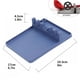 thumbnail image 5 of Soporte de almacenamiento de cuchara de silicona para reposapiés, 5 ranuras, organizador de rejilla para espátula de cocina, azul Jumpingount HA005302-04, 5 of 7
