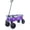Purple, variant on Creative Outdoor Heavy Duty Wagon All Terrain Beach Cart, 200lbs Capacity, Big 10” Wheels, Black