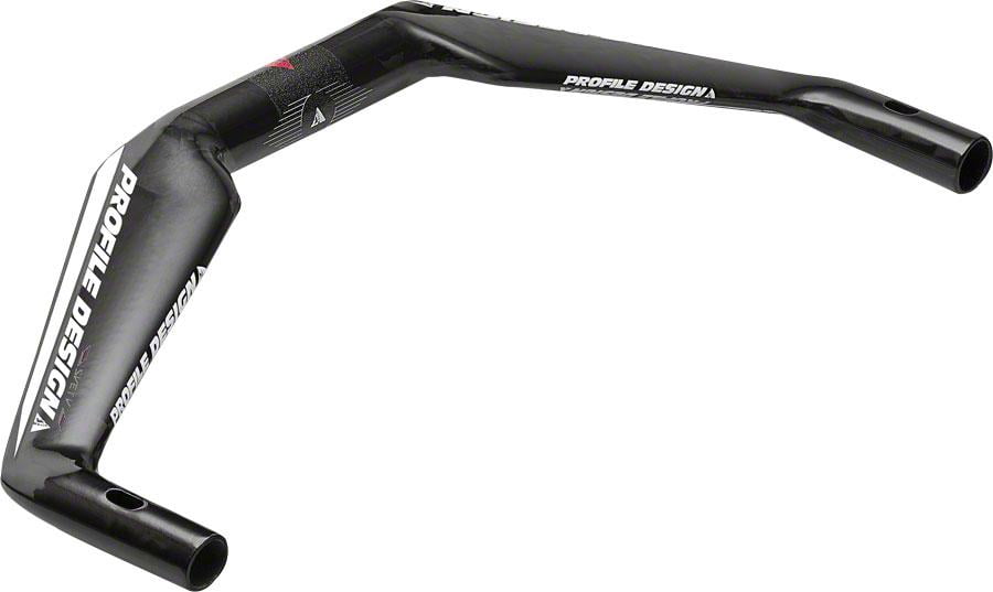 Profile Design Svet V Carbon Base Bar: 42cm, 31.8mm Bar Clamp, 60mm Drop, Gloss Black by Profile Design