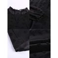 thumbnail image 1 of Qarigey Camisa de mujer con cuello en V con volantes Blusa de encaje casual de manga larga con cuello en V Prendas para la parte del cuerpo Negro M Qarigey AP003522-14, 1 of 6