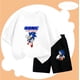 thumbnail image 3 of Conjunto de camiseta de pareja de Sonic para niños, traje de verano 2024, ropa para niñas de 2 a 12 años, ropa para niños, madre e hijos, 3 of 5