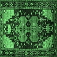 thumbnail image 1 of Ahgly Company Indoor Square Persian Emerald Green Traditional Area Rugs, 7' Square, 1 of 4