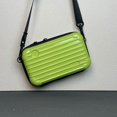 thumbnail image 1 of Étui de Voyage Portable Imperméable Multifonction pour Femmes, Bandoulière, Coque Rigide, Carré, Rangement, Petit, Trousse de Toilette, Trousse de Maquillage, Vert Pâle, 1 of 6