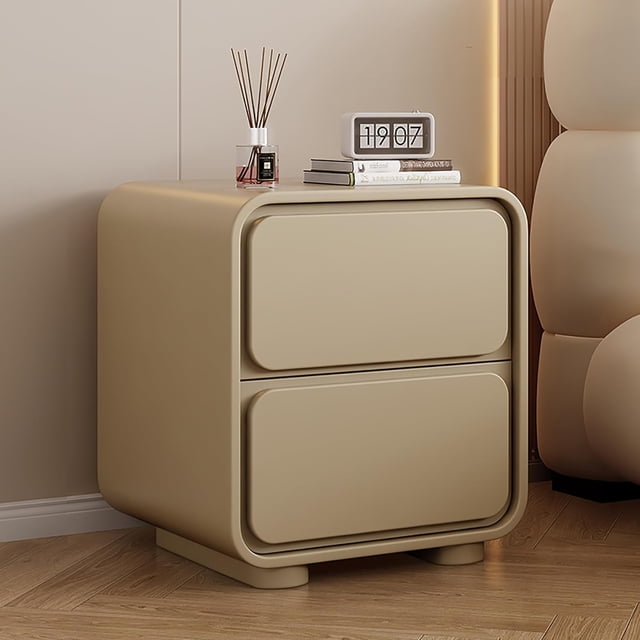 tables d'Appoint Rangement de Chambre, Table de Chevet avec 2 Tiroirs, Meuble de Chambre Table d'Appoint avec Rangement Ouvert, Armoire de Chevet pour Chambre pour la Maison, Accessoires de Chambre, Bureau et Résidence Universitaire