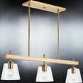 thumbnail image 4 of Luxury Traditional Chandelier, 11.875H x 40W, with Vintage Style, Olde Brass, UHP4381 by Urban Ambiance, 4 of 5