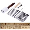 thumbnail image 2 of Kit de herramientas Wdftyju 25 unids/set Martillo de sello tallado de cuero, 2 of 6