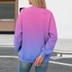 thumbnail image 4 of Xuyuer Women's Valentines Day Tops Casual Crewneck Funny Graphic Long Sleeve Shirts Cute Loose Fit Lightweight Dressy Sweatshirt, 4 of 5