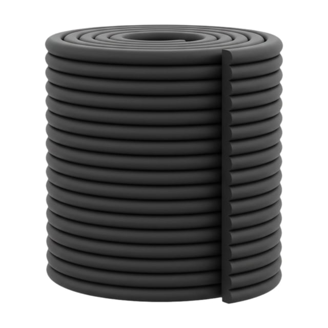 Protectores de bordes para la seguridad del bebé, protectores de esquinas de mesa, tiras de espuma para esquinas de 2 m Negro