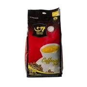 Trung Nguyen - G7 3 In 1 Instant Coffee - 1 Pack 100 Sachets | Roasted Ground Coffee Blend with Creamer and Sugar, Suitable for Most Coffee Brewing Methods, (16gr/stick)