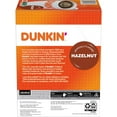 thumbnail image 4 of Dunkin’ Hazelnut Artificially Flavored Coffee, Keurig K Cup Pods, 22 Count Box, 4 of 14