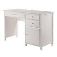 thumbnail image 1 of Winsome Delta Office White Writing Desk - 10147, 1 of 5