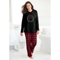 thumbnail image 6 of Dreams & Co. Plus Size Cozy Pajama Set, 6 of 6